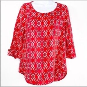 MIAMI Moroccan pattern blouse top S